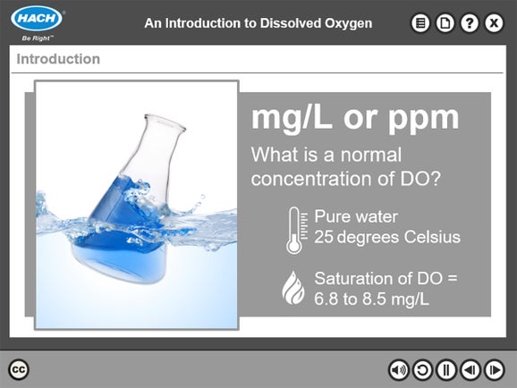 Introduction to Dissolved Oxygen (DO) Online Course