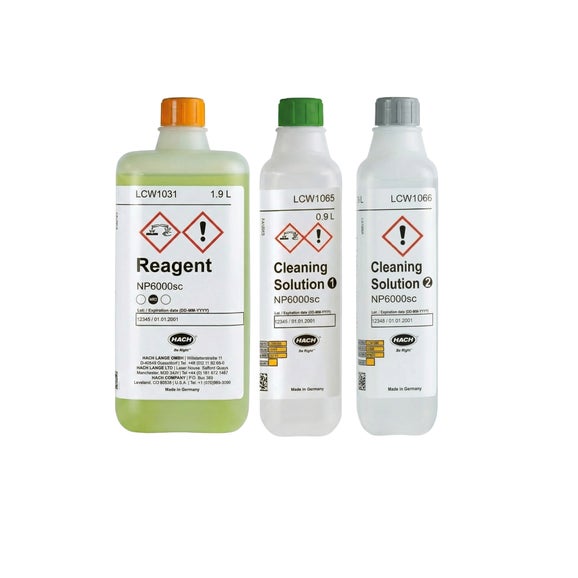 NP6000sc Reagent Set for Measuring Range 3 (1-75 mg/L PO4-P)