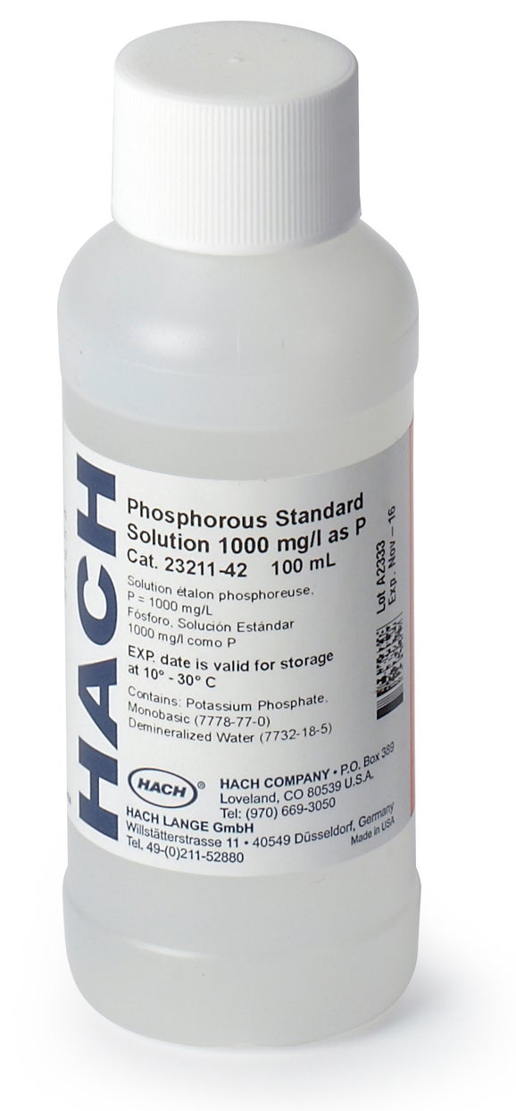 Standard solution, phosphorus, 1000 mg/L as P (NIST), 100 mL