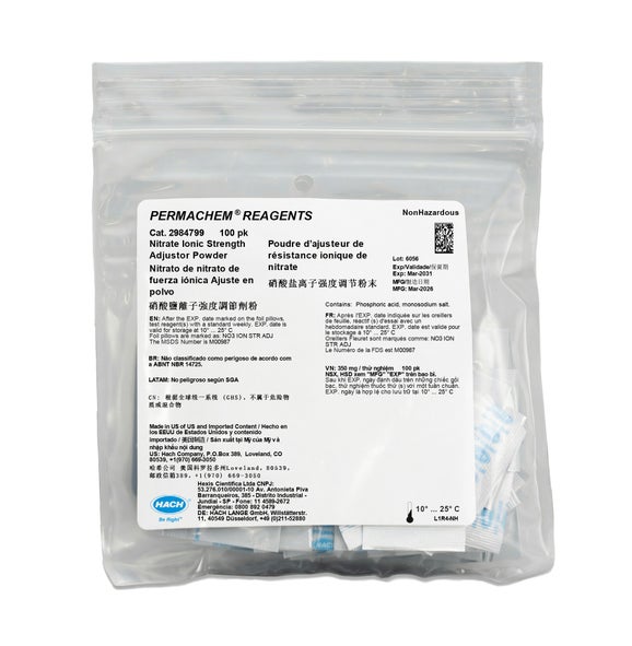 Nitrate Ionic Strength Adjustor Powder Pillows - pk/100