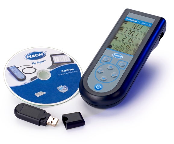Sension+ MM150DL Portable Multi-Parameter Meter for pH, ORP, Conductivity and TDS with Data Logger