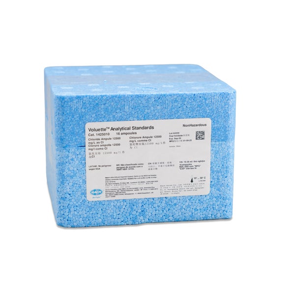 Standard solution, chloride, 12,500 mg/L as Cl⁻ , pk/16 - 10 mL voluette ampules