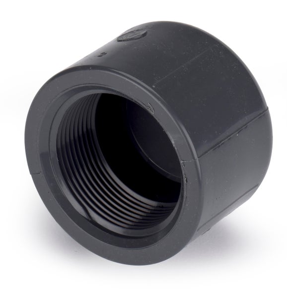 1-1/2" Threaded PVC  SCH 80 Cap