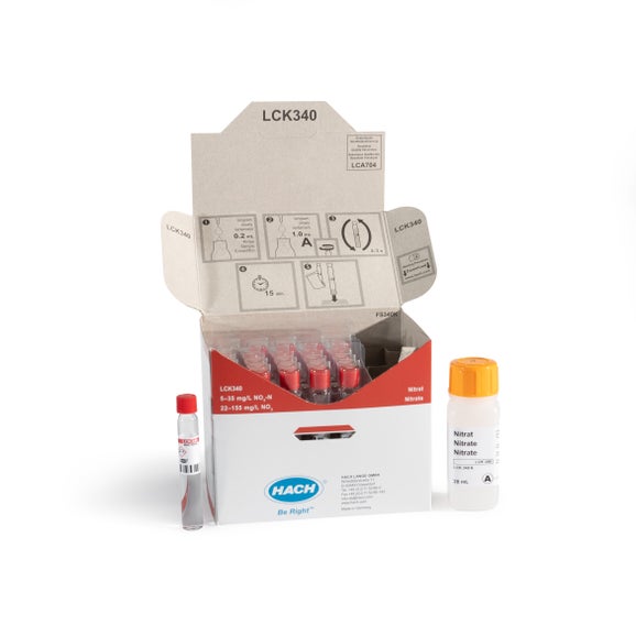 Nitrate cuvette test 5-35 mg/L NO₃-N, 25 tests