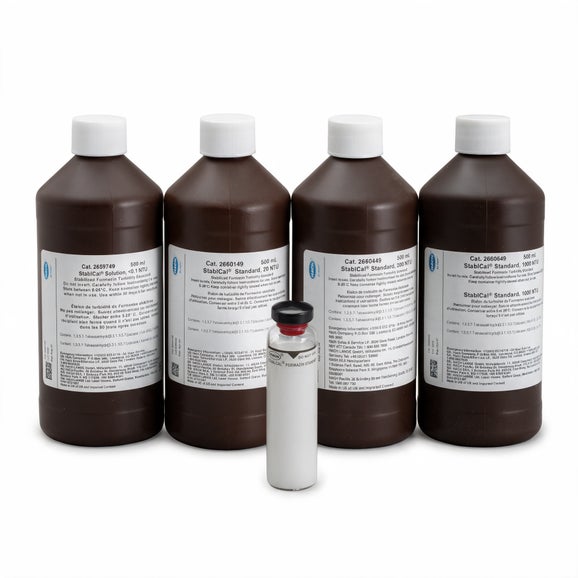 Calibration kit, Stablcal turbidity standards, 2100AN / AN IS turbidimeter, 500 mL bottles