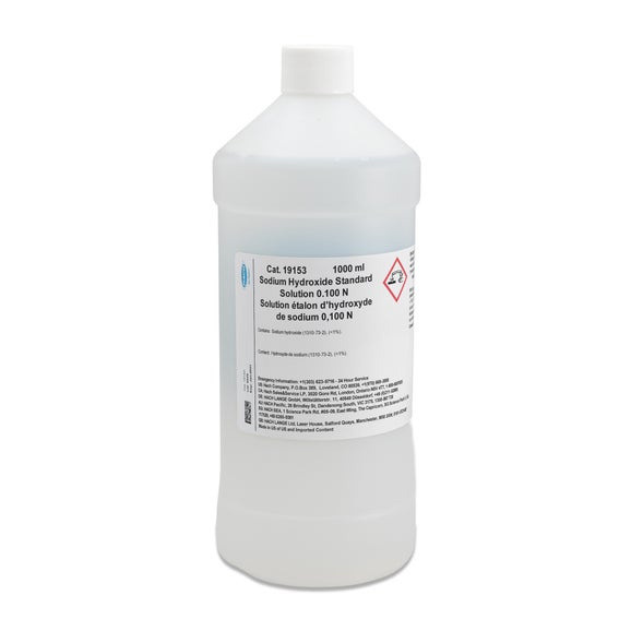 Sodium hydroxide standard solution, 0.100 N (N/10), 1 L