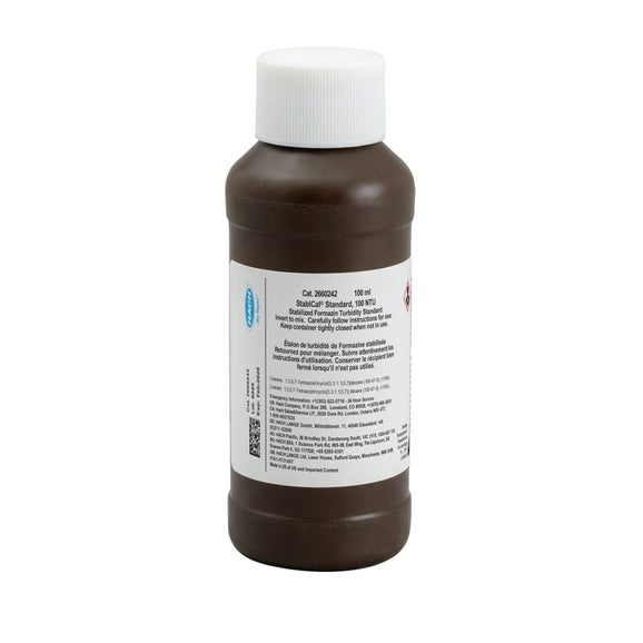 Stablcal stabilised Formazine Turbidity Standard, 100 NTU, 100 mL