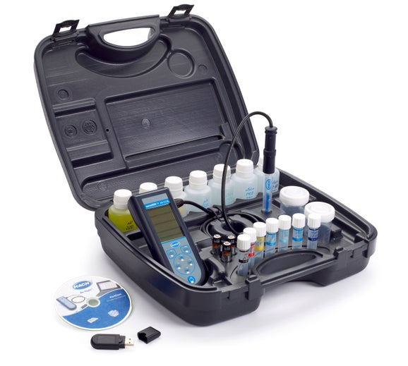 Sension+ MM150 DL Portable Multi-Parameter Meter, Field Kit with Multi Sensor for pH, ORP, Conductivity and TDS with Data Logger