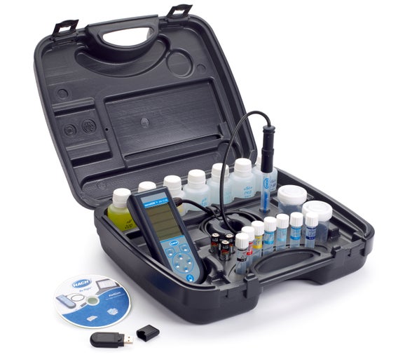 Sension+ MM150 DL Portable Multi-Parameter Meter, Field Kit with Multi Sensor for pH, ORP, Conductivity and TDS with Data Logger
