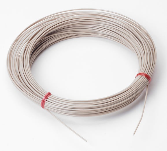 Tubing, Tan PEEK, 1 ft (0.305 m)