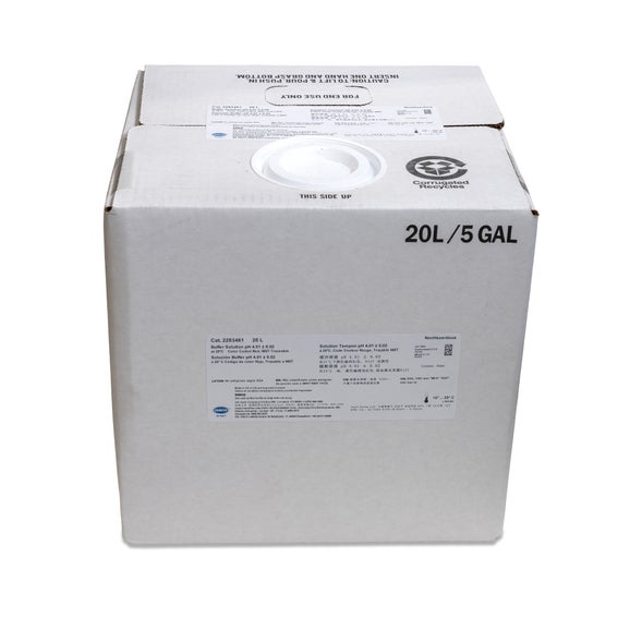 pH Buffer Solutions, pH 4, color-coded