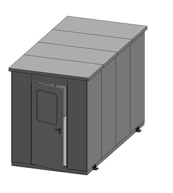 AnaShell walk-in Analytical Shelter Type AS4500, for up to six analysers plus sample preconditioning, with window