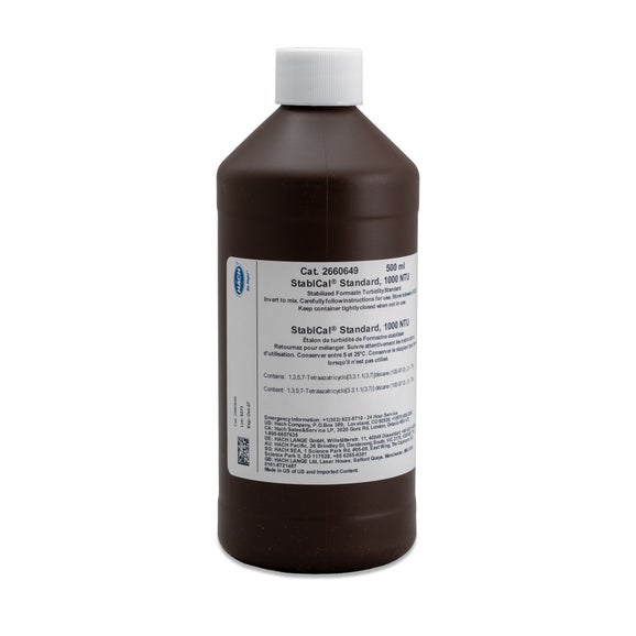 Stablcal® Turbidity Standard, 1000 NTU, 500 mL