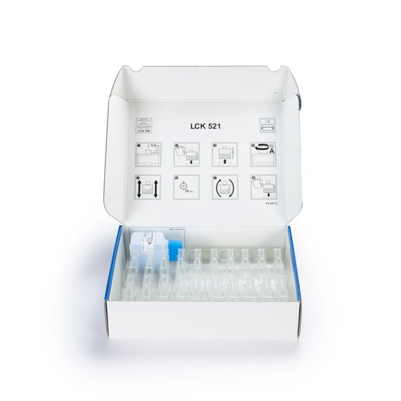 Iron trace cuvette test 0.01-1.0 mg/L Fe, 20 tests
