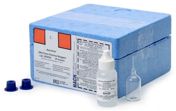 Chlorine Dioxide Reagent Set, DPD Glycine Accuvac Ampules