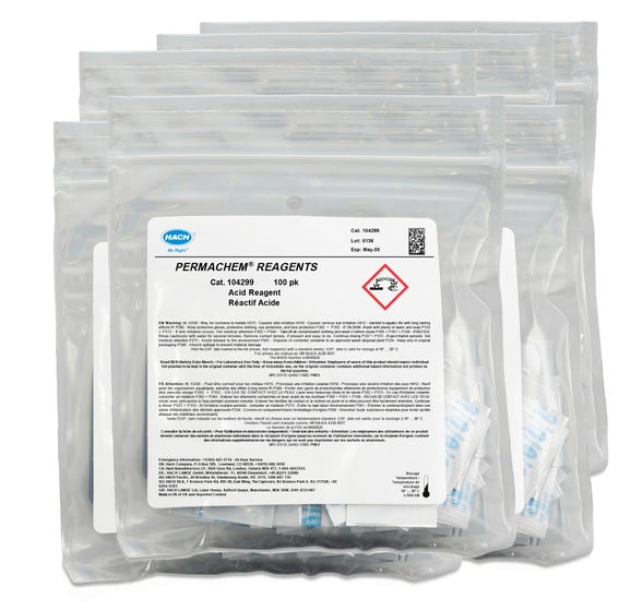 Acid Reagent Powder Pillows, 25 mL, pk/1000