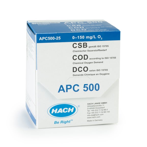 COD cuvette test (ISO 15705), 0-150 mg/L, for AP3900 Laboratory Robot