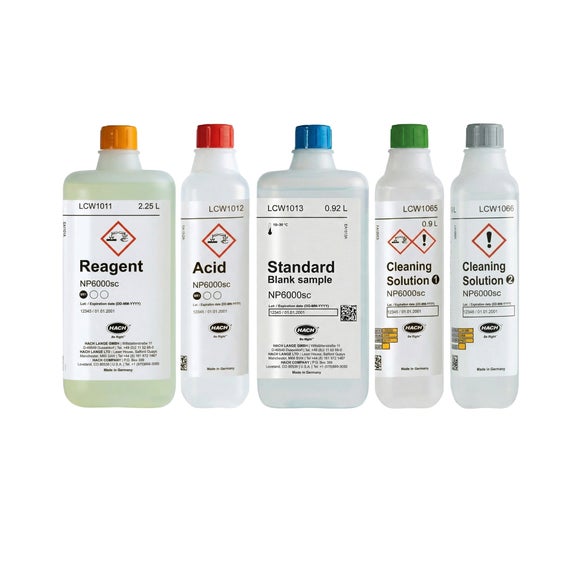 NP6000sc Reagent Set for Measuring Range 1 (0.015-5 mg/L PO4-P)