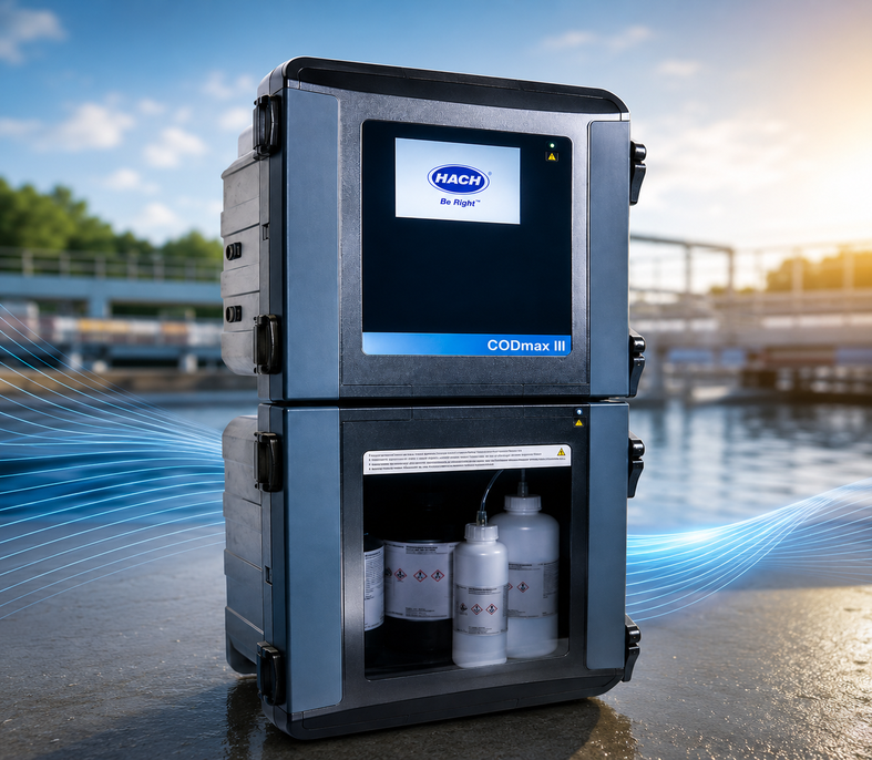 Hach CODmax III online COD analyzer for wastewater monitoring