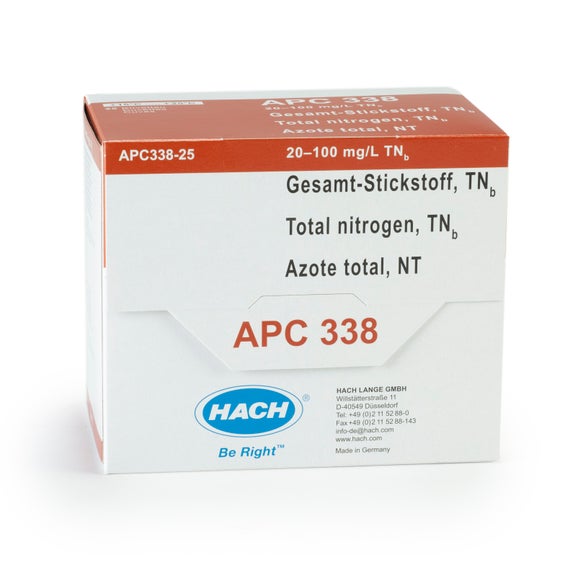 Total Nitrogen cuvette test, 20-100 mg/L, for AP3900 Laboratory Robot