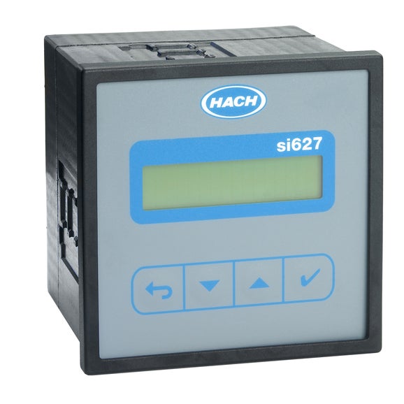 si627 P panel-mount pH transmitter, pH or mV, 230 VAC.