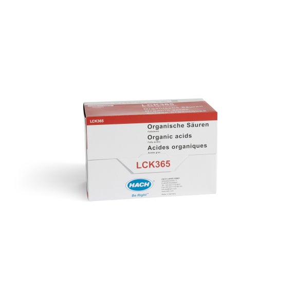 Organic Acids cuvette test 50-2500 mg/L, 25 tests