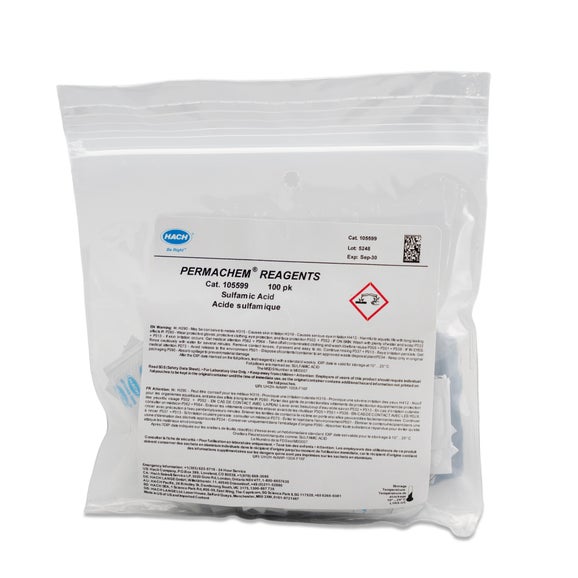 Sulfamic acid powder pillows, 100 pcs