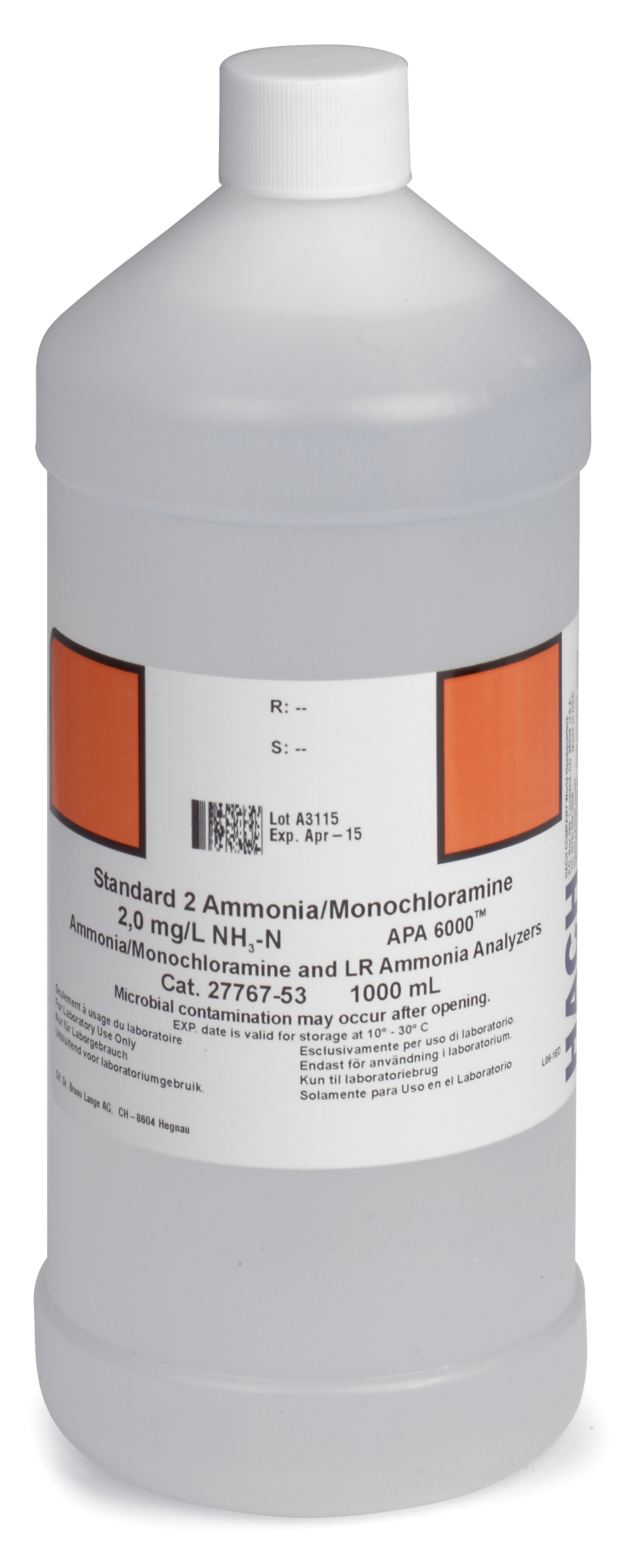その他 anmenmin APA6000 Ammonia/Monochloramine Reagent 2, Buffer Solution, 1