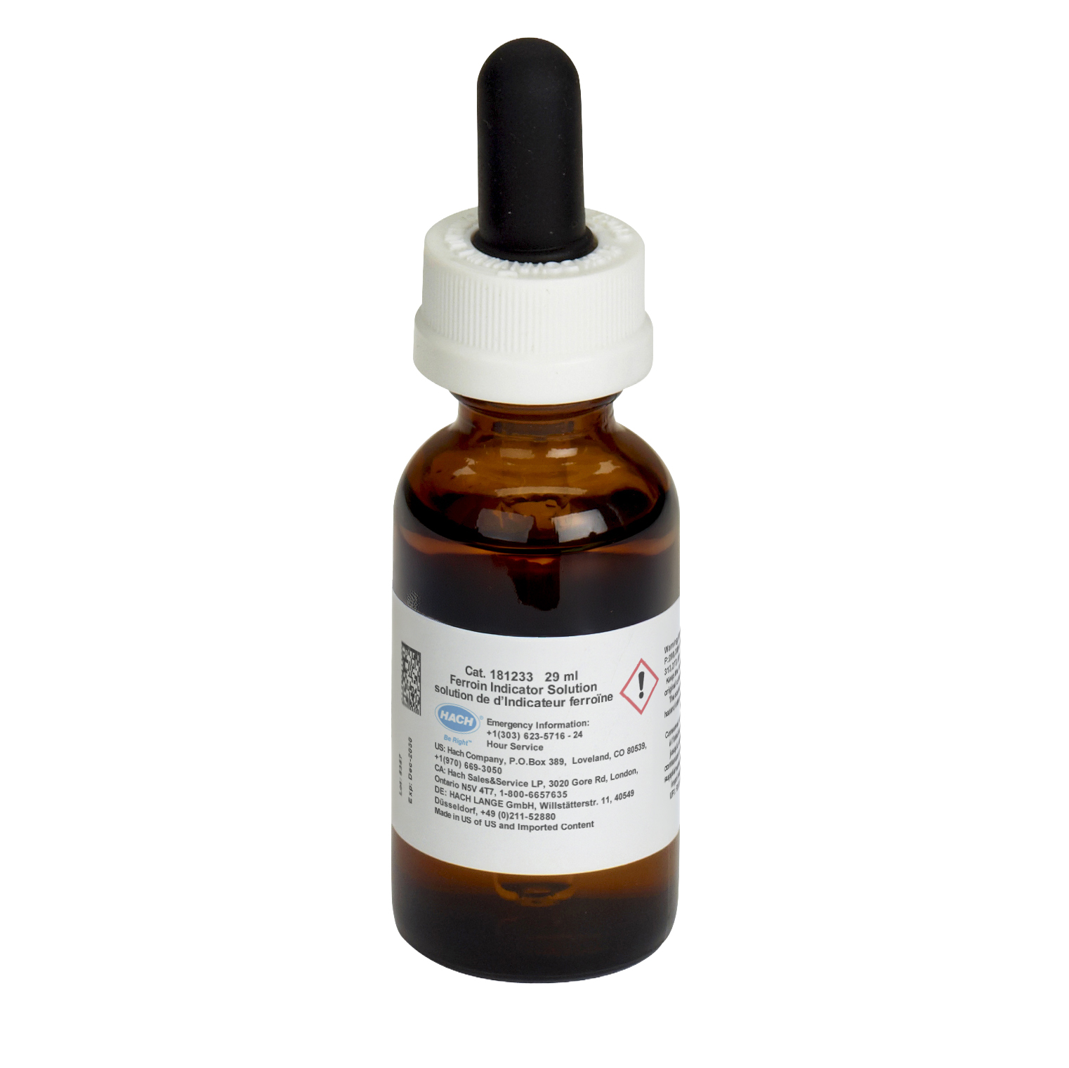 Ferroin indicator solution, 29 mL DB