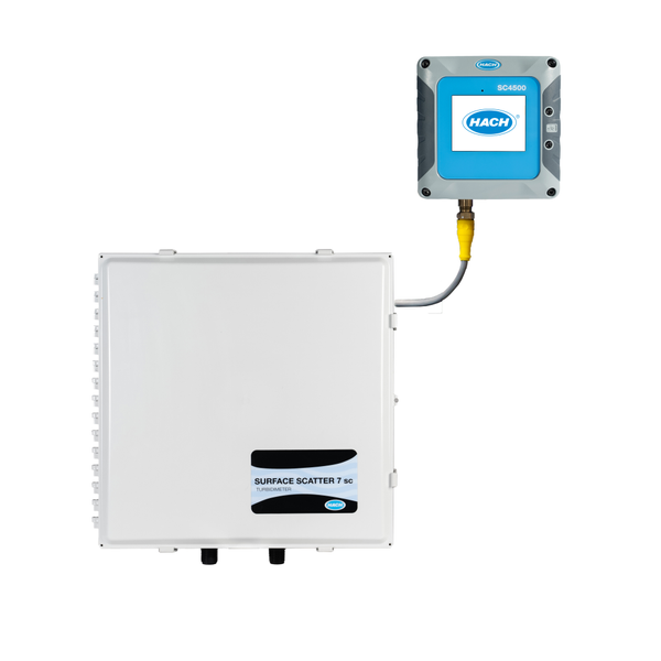 Hach Surface Scatter 7 sc online turbidity analyser for high-range applications.