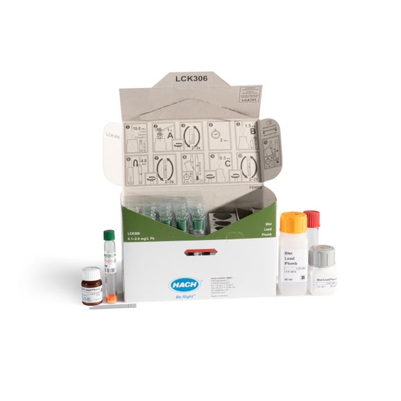 Lead cuvette test 0.1-2.0 mg/L Pb, 25 tests