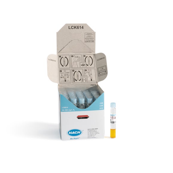 COD cuvette test 50-300 mg/L O₂, 25 tests