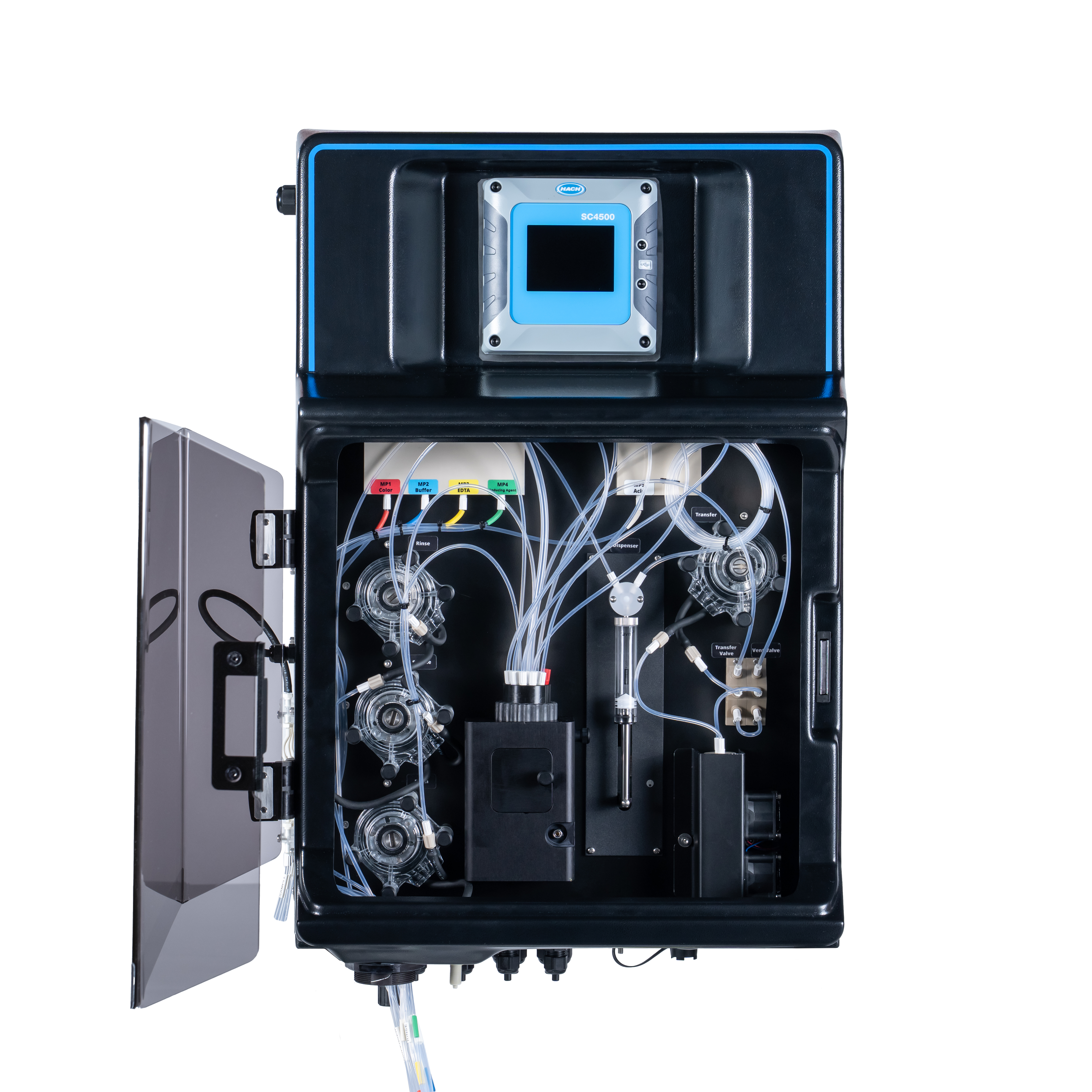 Photo of EZ2725sc Analyzer SC4500 Front_View with the Door Open