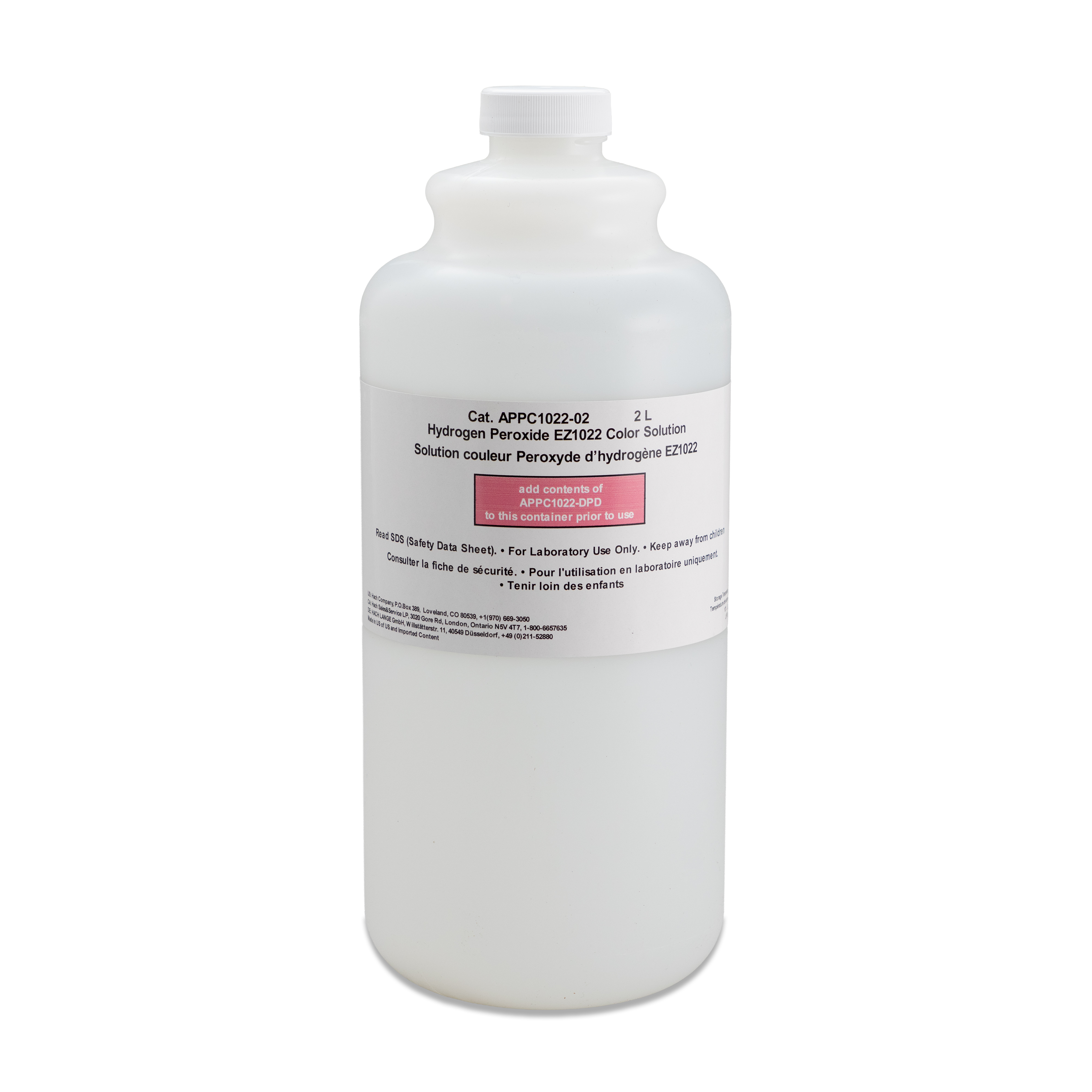 Colour solution for EZ1022 H₂O₂ Analyser, 2 L