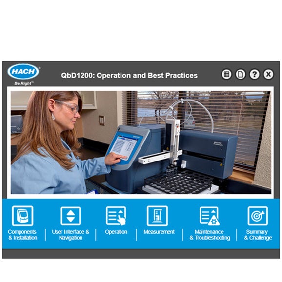 QBD1200 Laboratory TOC Analyser Online Course