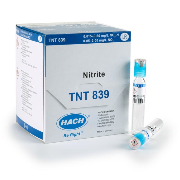 Nitrite TNTplus Vial Test, LR (0.015-0.600 mg/L NO₂-N), 25 Tests