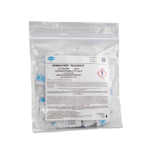 Phthalate-Phosphate Reagent Powder Pillows, 10 mL, pk/100