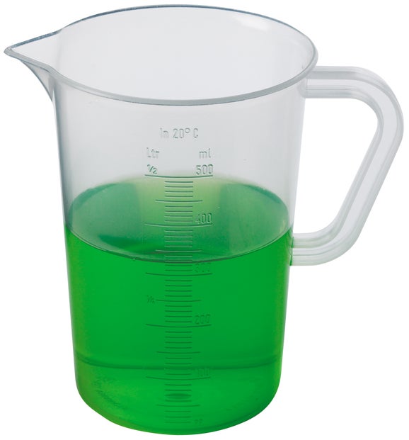 Pitcher, graduated, 500 cc