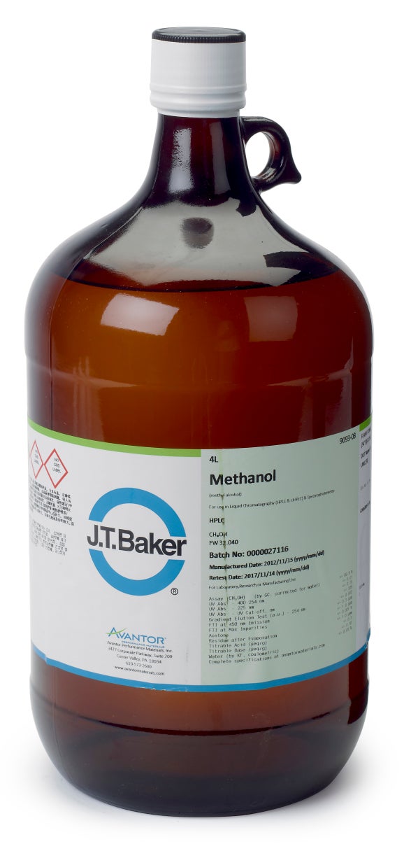 Methyl Alcohol, 4 L