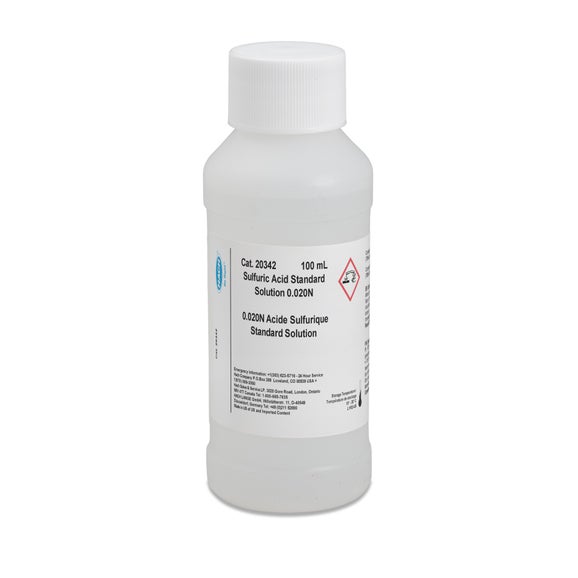 Sulfuric acid standard solution, 0.020 N (N/50), 100 mL