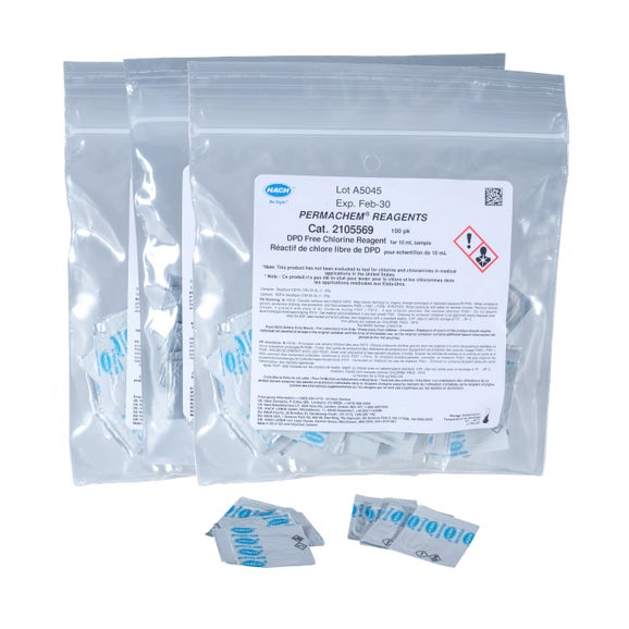 DPD Free Chlorine Reagent Powder Pillows