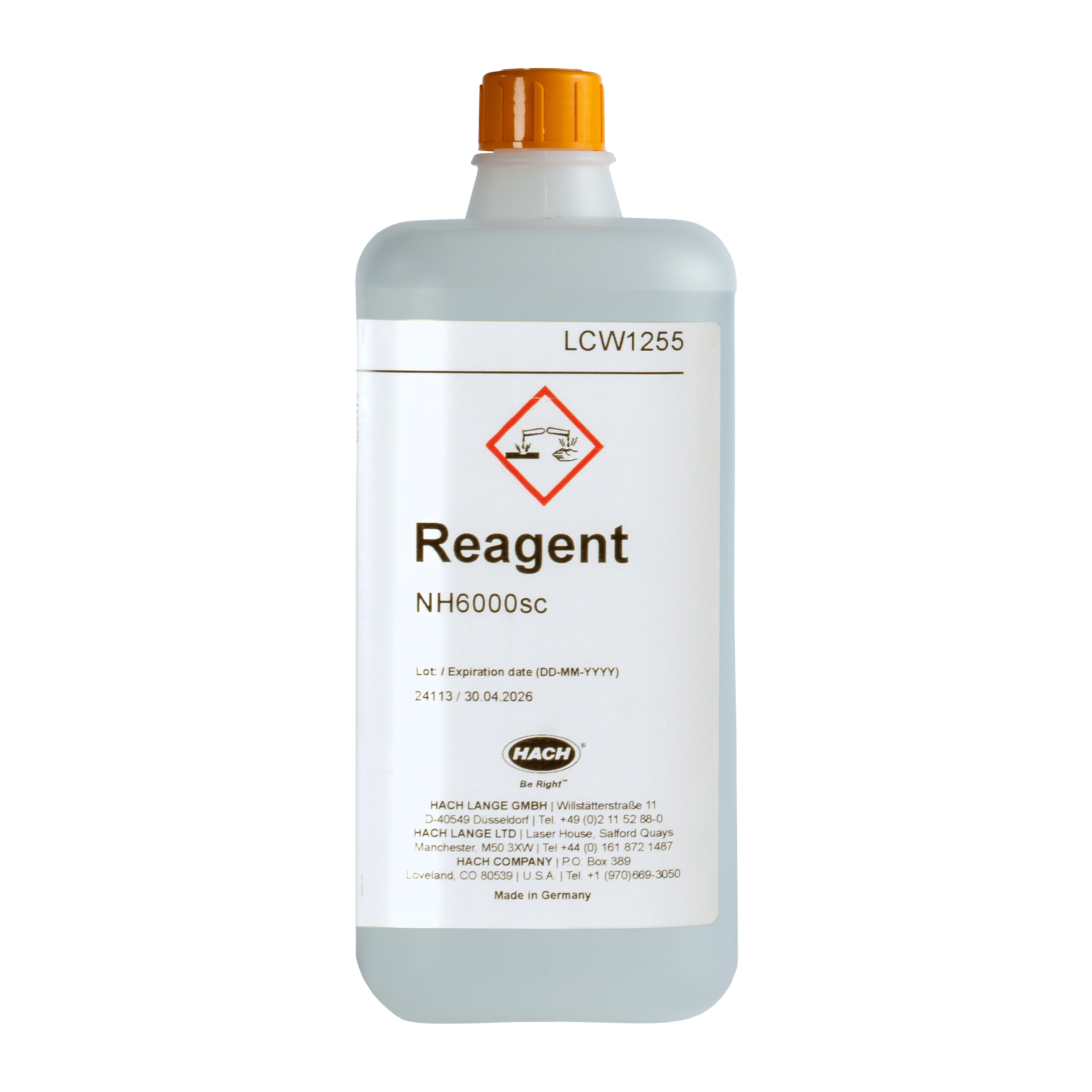 NH6000sc Reagent Solution, 1.9 L | Hach