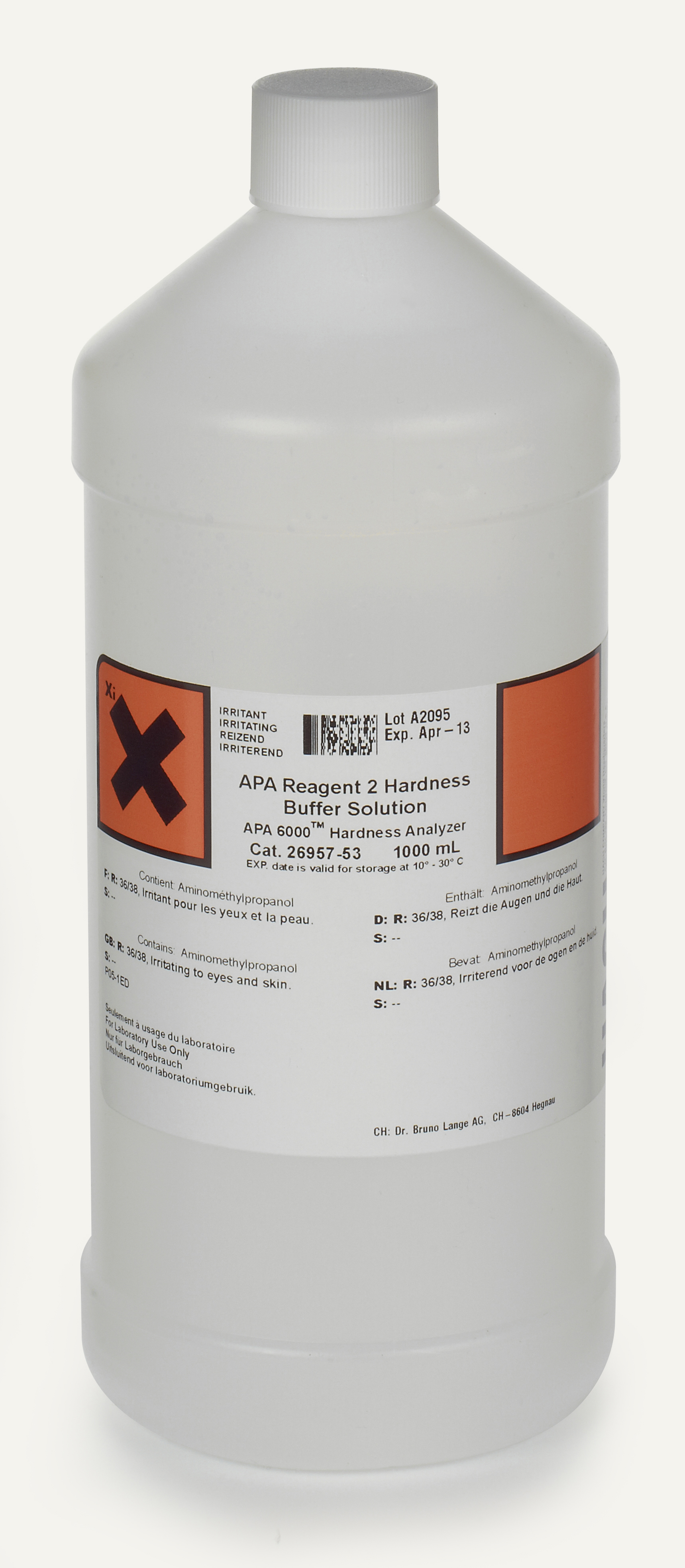 APA6000 Hardness Reagent 1, Indicator Solution (Calmagite APA6000 Hardness Reagent 1, Indicator Solution (Calmagite
