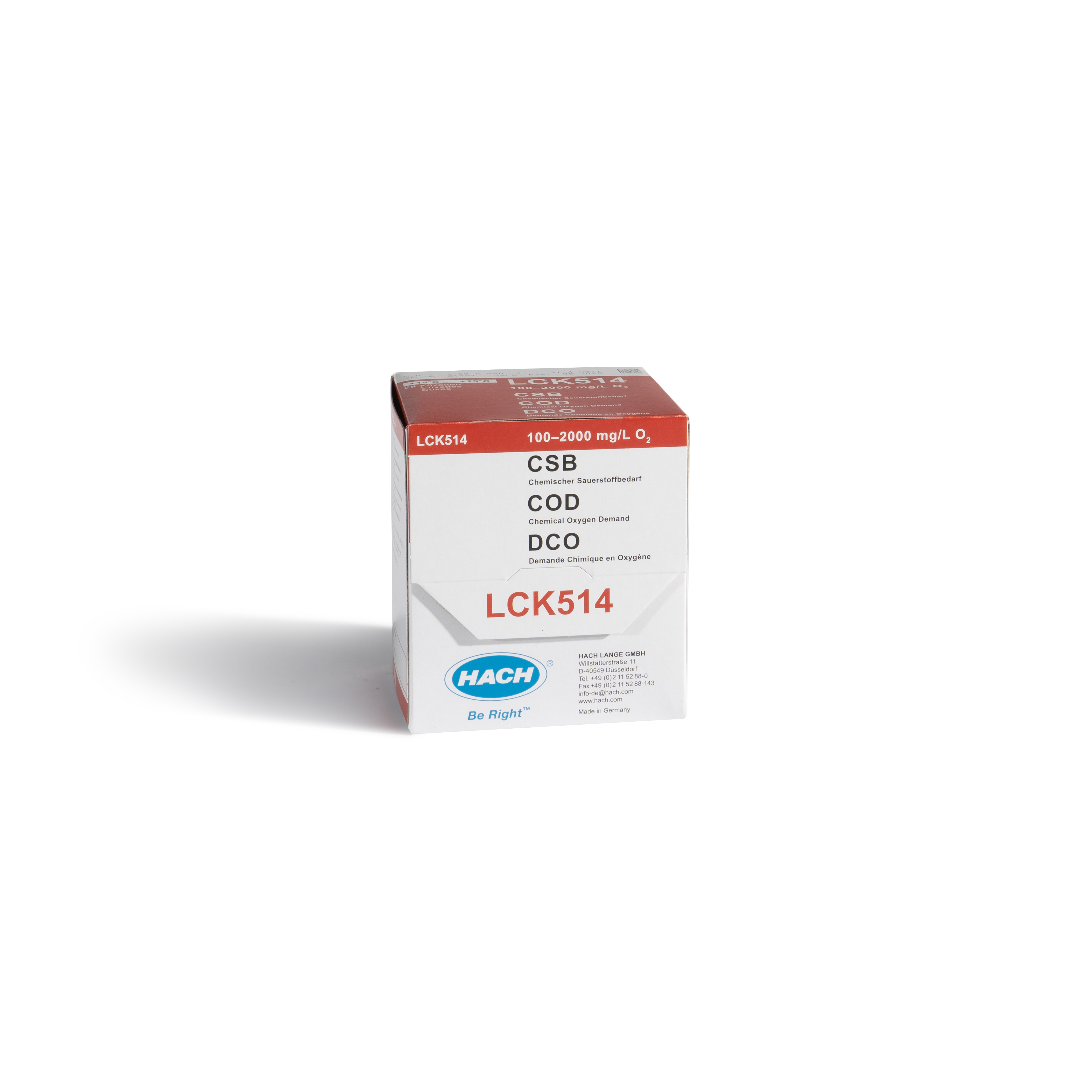 COD cuvette test 100-2000 mg/L O₂, 25 tests | Hach UK COD cuvette test 100-2000 mg/L O₂, 25 tests | Hach UK