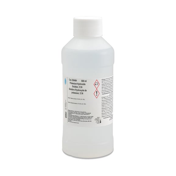 Potassium Hydroxide Standard Solution, 12.0 N, 500 mL