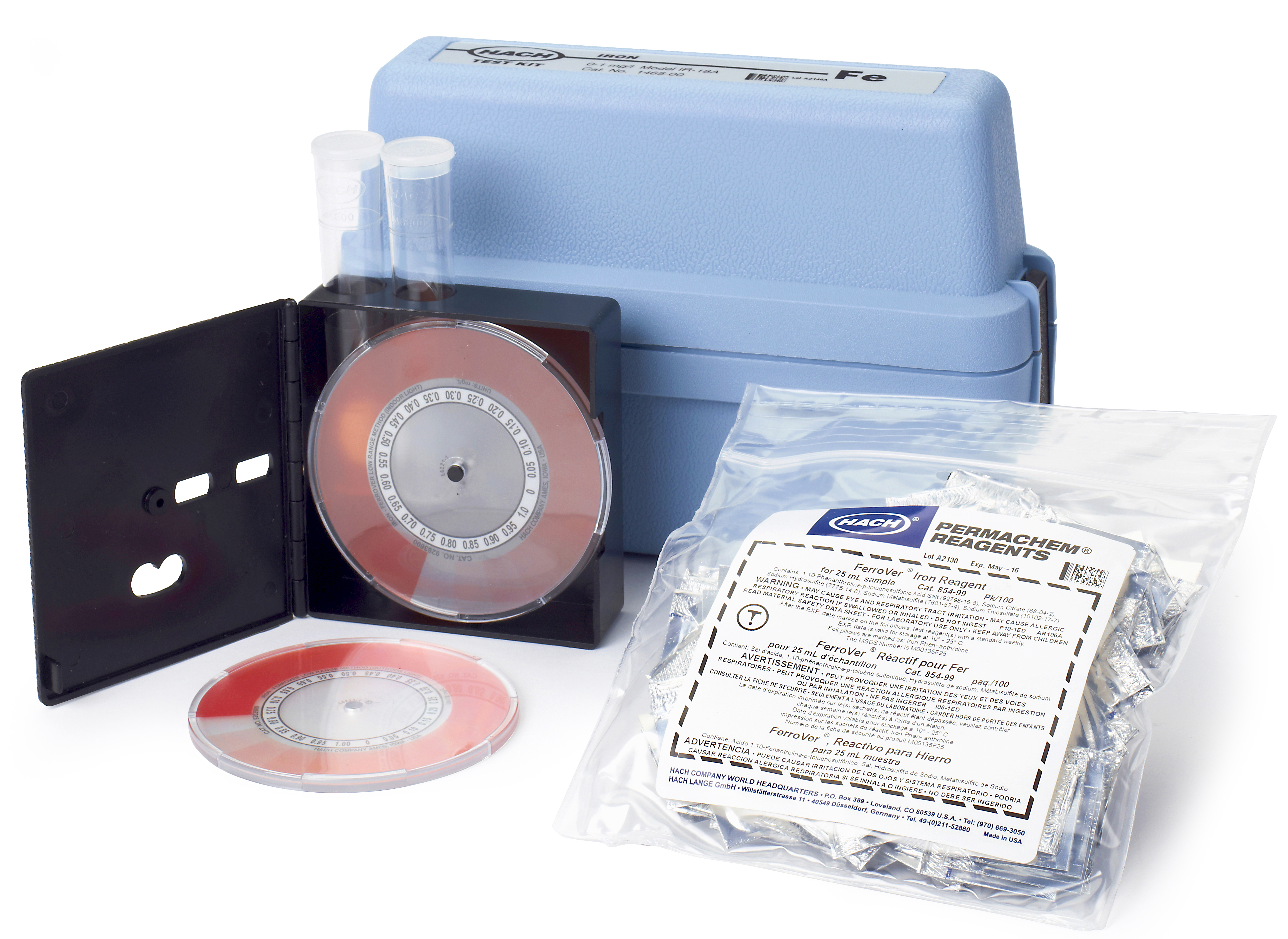 Iron Color Disc Test Kits