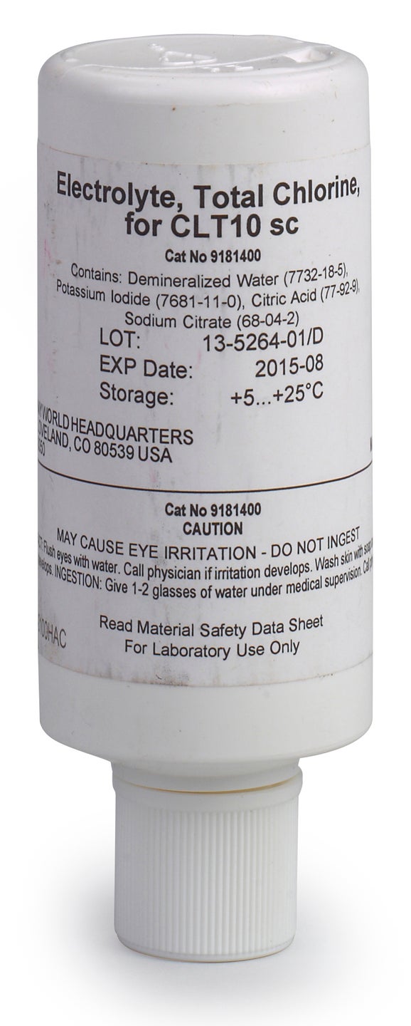 Total Chlorine Electrolyte for CLT10 sc