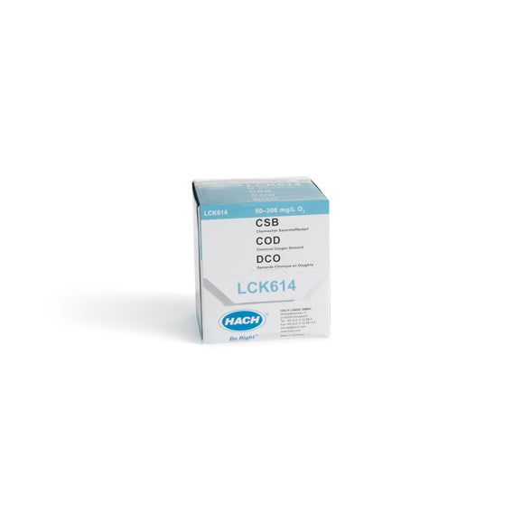COD cuvette test 50-300 mg/L O₂, 25 tests