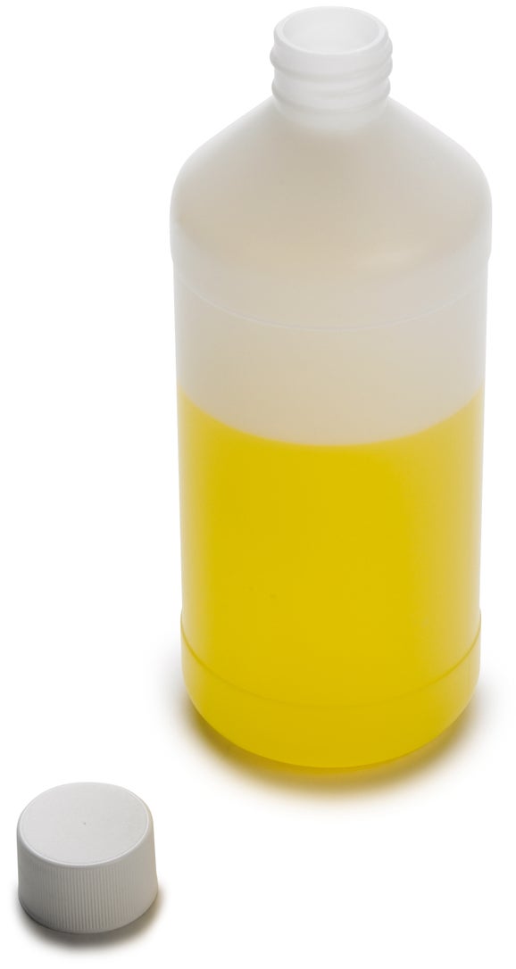 Bottle, Storage, Polyethylene, Round, High Density, 500 mL