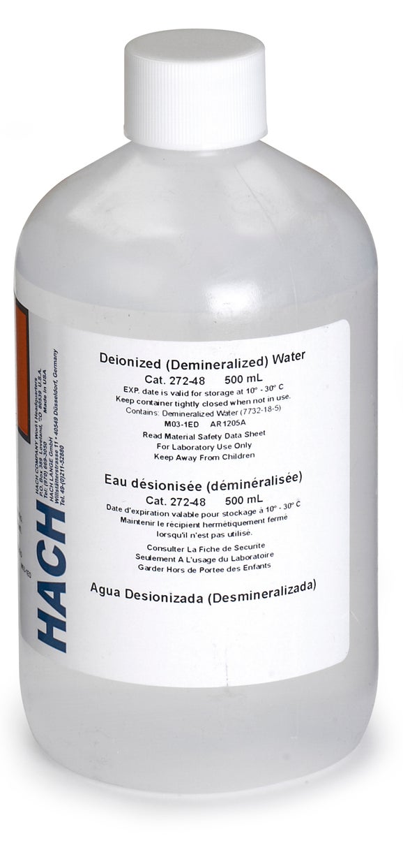 Deionized Water, 500 mL